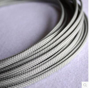 10M/1LOT 3MM 4MM 6MM 8MM 10MM 12MM 16MM Flat PET Sleeves Braided Expandable Cable Wire Snakeskin Sleeving black red blue green