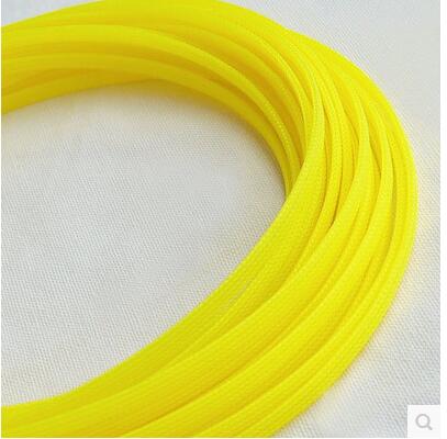 10M/1LOT 3MM 4MM 6MM 8MM 10MM 12MM 16MM Flat PET Sleeves Braided Expandable Cable Wire Snakeskin Sleeving black red blue green