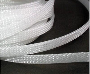 10M/1LOT 3MM 4MM 6MM 8MM 10MM 12MM 16MM Flat PET Sleeves Braided Expandable Cable Wire Snakeskin Sleeving black red blue green